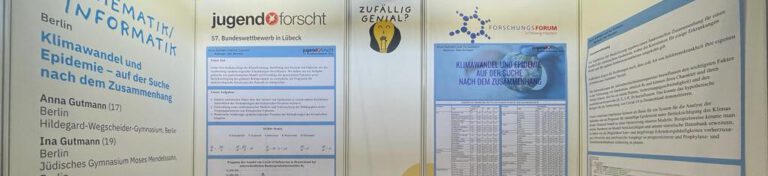 Erster Platz bei Jugend Forscht für unsere Schülerin