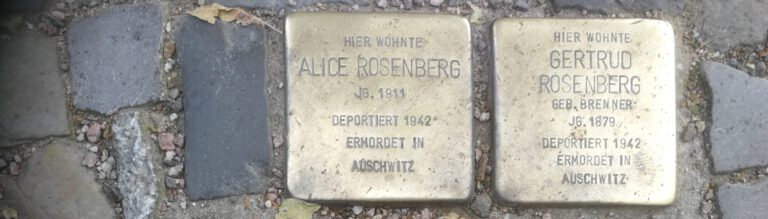 Stolpersteinprojekt der Klasse 8b