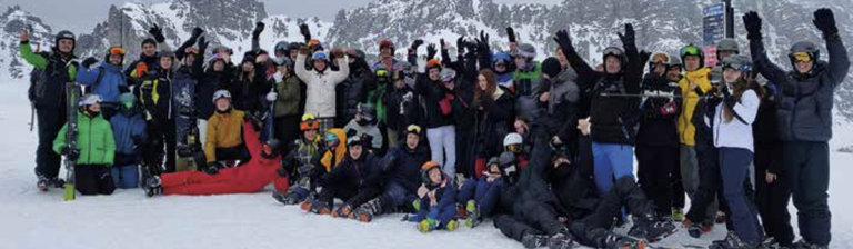 Unterricht im Schnee: Skikurs am Jüdischen Gymnasium