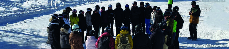 Unterricht im Schnee – Der Skikurs des Jüdischen Gymnasium